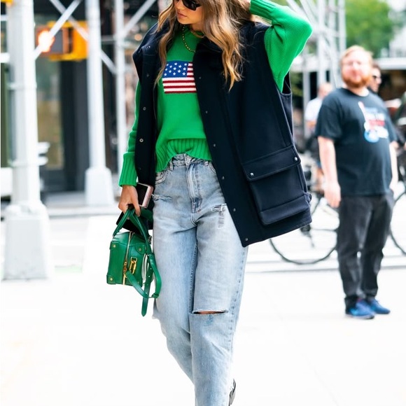 Ralph Lauren Green Flag Sweater RARE BRAND NEW - Picture 4 of 5